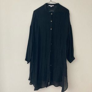 Light oversized flowey sheer blouse